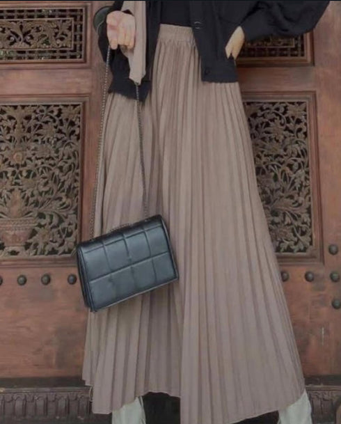 Pleated Long Skirts